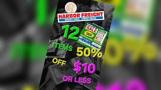 12 Items Half Price Under 10 at Harbor Freights Parking Lot Sale [upl. by Sanjay570]