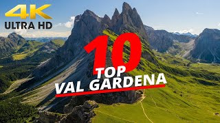 Val Gardena TOP 10 places to visit  Dolomites  AltoAdige  Italy 4K [upl. by Eerej211]