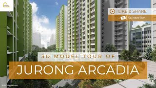 Exploring HDB BTO Jurong Arcadia in 3D Sales Launch Dec 2023 [upl. by Radec]