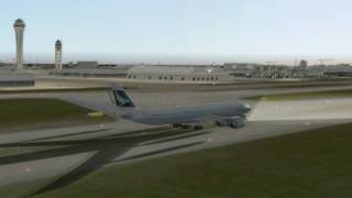 Airbus A340  An FS2004 Movie [upl. by Leilah]