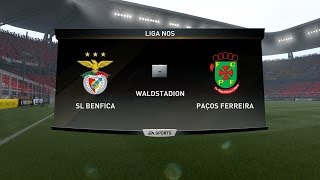 SL BENFICA VS PAÇOS FERREIRA LIGA NOS 281016 [upl. by Anelhtac535]