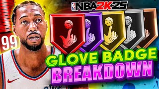 Glove Badge Breakdown What tier do you need this badge on your Lock Build in NBA 2K25 [upl. by Eek]