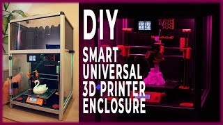 Really nice Smart DIY 3D Printer Enclosure [upl. by Irneh]