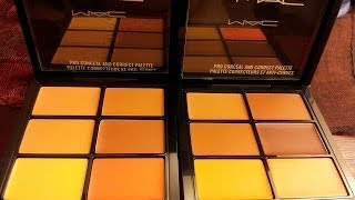 MAC Pro Conceal and Correct Palette [upl. by Ahsiened]