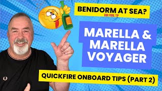 Marella Cruises Benidorm at sea Quickfire onboard tips Part 2 marellacruises benidorm tips [upl. by Fritzie]