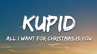 KUPID Medusa  All I Want For Christmas Is You Techno Remix Lyrics [upl. by Moclam]