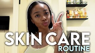 UPDATED SKINCARE ROUTINE  SKAI JACKSON [upl. by Lasiaf623]