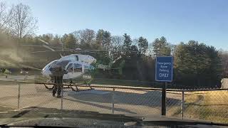 MAMA taking off Mountain Area Medical AirLift [upl. by Shirk]