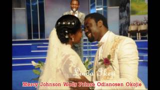 Mercy Johnson and Prince Odianosen Okojies White wedding Video [upl. by Selby385]