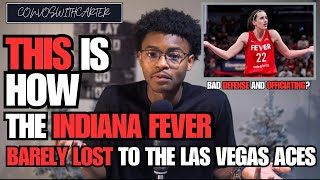 THIS Is How The Indiana Fever BARELY LOST To The Las Vegas Aces [upl. by Joashus]