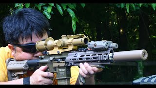 GBLS DAS HK416D CAG 47m射撃 ② [upl. by Stavros]