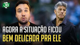 🔵 SITUAÇÃO DO RENATO FICOU BEM DELICADA NO BASTIDOR GREMISTA [upl. by Seldan]