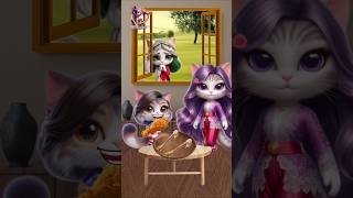 poor cat is hungry lets feed it shorts cat kartun cocomelon cute animation talkingtom toys [upl. by Enisaj]