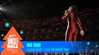 Alicia Keys  No One Live at Capitals Jingle Bell Ball 2023 Night Two  Capital [upl. by Zuleika]