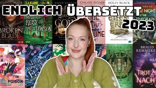 ENDLICH ÜBERSETZT  Diese Bücher erscheinen 2023 auf DEUTSCH  reading with Maren [upl. by Morehouse174]