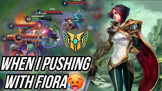 FIORA BEST CHAMPION FOR ME IN WILD RIFT [upl. by Reviel]