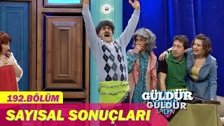 Güldür Güldür Show 192Bölüm  Sayısal Sonuçları [upl. by Jeconiah]