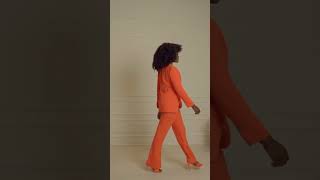 Orange on dark skin 🫰🏾🥰🥰🥰🥰🥰 foryou fashion viralshort [upl. by Dario]