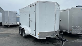 2024 Haulmark Passport 6x12 tandem axle enclosed cargo trailer walk around by D2 Trailer Sales [upl. by Marice]