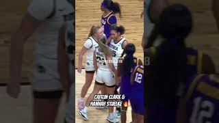 Caitlin finds Hannah for the AND1 tcaitlinclark basketball wnba [upl. by Weinert118]