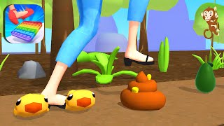 Tippy Toe 3D 🦶🤶🦵 TIPPY TOE 3D GAME WALKTHROUGH  All Levels Gameplay Androidios [upl. by Leirua105]