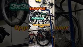 Brompton custom 3x3speed  upgrade tensioner CNC [upl. by Nehepts]