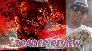 SINGHAM AGAIN  TRAILER REACTION [upl. by Kcirdla]