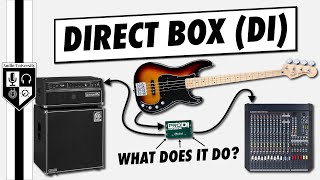 What Is A DI Box Direct Box  When amp How To Use One [upl. by Marge]