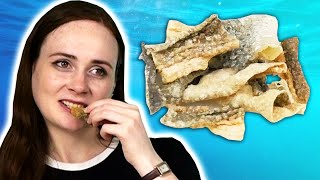 Irish People Try Fish Crackling For The First Time [upl. by Isidore]