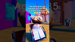 Like it takes so long😭 roblox dresstoimpress dti funny meme shortsviral fypシ゚viral shorts [upl. by Anet]