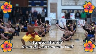 SAMOAN quotSIVAquot Dance Tausagi Mai Manu E by GRANT HS SacramentoUSA at Polynesian Cultural Event [upl. by Lledal385]