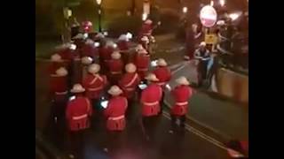 British Brass Marching Band  Lewes Bonfire Parade 2018 [upl. by Oigaib]