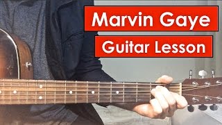 Marvin Gaye  Charlie Puth  Guitar Lesson Tutorial Chords [upl. by Brahear]