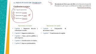 El presupuesto del Estado en España Clasificación económica de los ingresos y gastos [upl. by Dareg389]