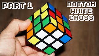 How to Solve a Rubiks Cube  Part 1  White Cross Easiest Method [upl. by Ellehsim349]