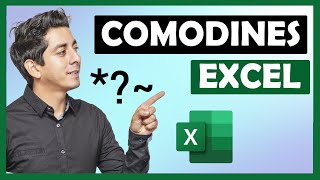 Cómo usar COMODINES en EXCEL  El Tío Tech [upl. by Ronnica409]