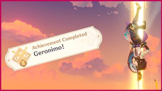 Best Place to Unlock Geronimo Achievement in Genshin Impact EZ Guide [upl. by Llenrod245]