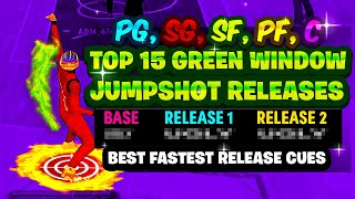 SHOCKING TOP 15 BIGGEST GREEN WINDOW JUMPSHOTS NBA 2K25 BOTH GEN BEST JUMPSHOT NBA2K25 [upl. by Tower]