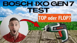 Bosch IXO 7 Test Erfahrungen Review  MiniAkkuschrauber [upl. by Eusebio]