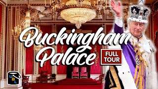 🏰 Buckingham Palace  The FULL Tour of King Charles III Royal Residence Coronation London Guide 🏰 [upl. by Ariayek]