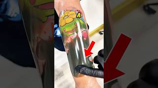 Beware of Tattoo Ink Bags 😳🖤 viralvideo tattoo tattoos [upl. by Airamat]