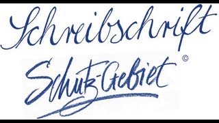 Die Bedeutung der Schreibschrift [upl. by Anaderol]