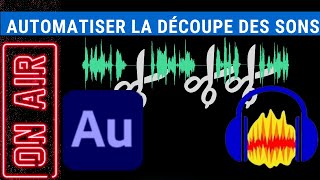 AUDACITY et ADOBE AUDITION  Automatiser lexport de fichiers [upl. by Nayra]