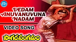 Vedam Anuvanuvuna Nadam Video Song  KViswanath  SagaraSangamam  Kamal Haasan  JayaPrada  iDream [upl. by Aelam253]