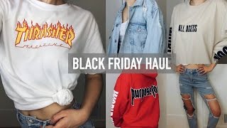 TRYON BLACK FRIDAY HAUL 2016 PacSun Topshop Urban Outfitters  more Mel Joy [upl. by Ninnetta813]