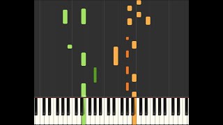 Wilting Roses by Bo Mercer Piano Synthesia version [upl. by Eeryn]