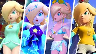 Evolution of Rosalina Costumes in 3D Super Mario Games 2007  2024 [upl. by Solohcin384]