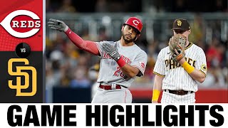 Reds vs Padres Game Highlights 41822  MLB Highlights [upl. by Obadias]