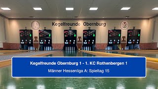 Kegelfreunde Obernburg 1  1KC Rothenbergen 1 [upl. by Cirri667]