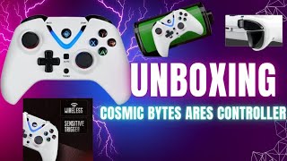 UNBOXING Cosmic Byte ARES Wireless Controller for PC Magnetic Triggers Accurate Joystics [upl. by Gilbertina743]